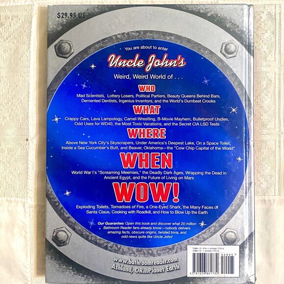 Uncle Johns Weird Weird World Who What Where When and Wow Bathroom Reader - Picture 5 of 10